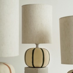 Lampe MALORY BEIGE LIGNE VERTE