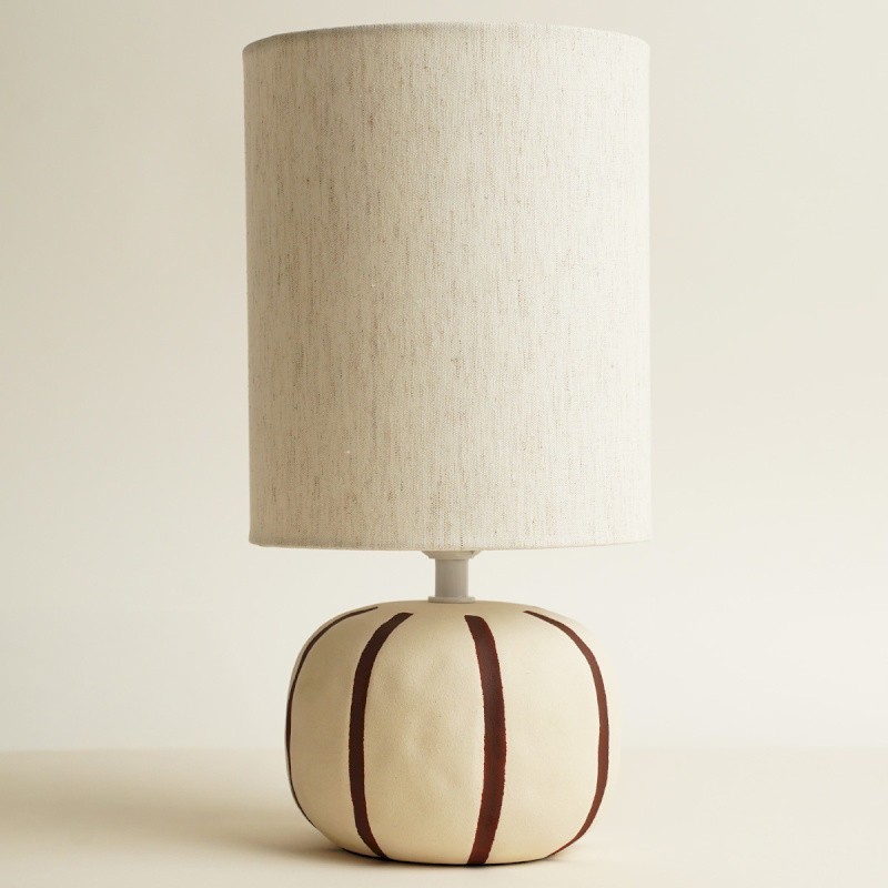 Lampe MALORY BEIGE LIGNE CHOCOLAT