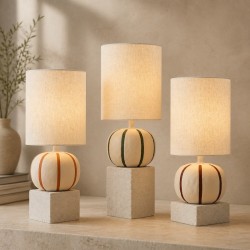 Lampe MALORY LIGNES ORANGES