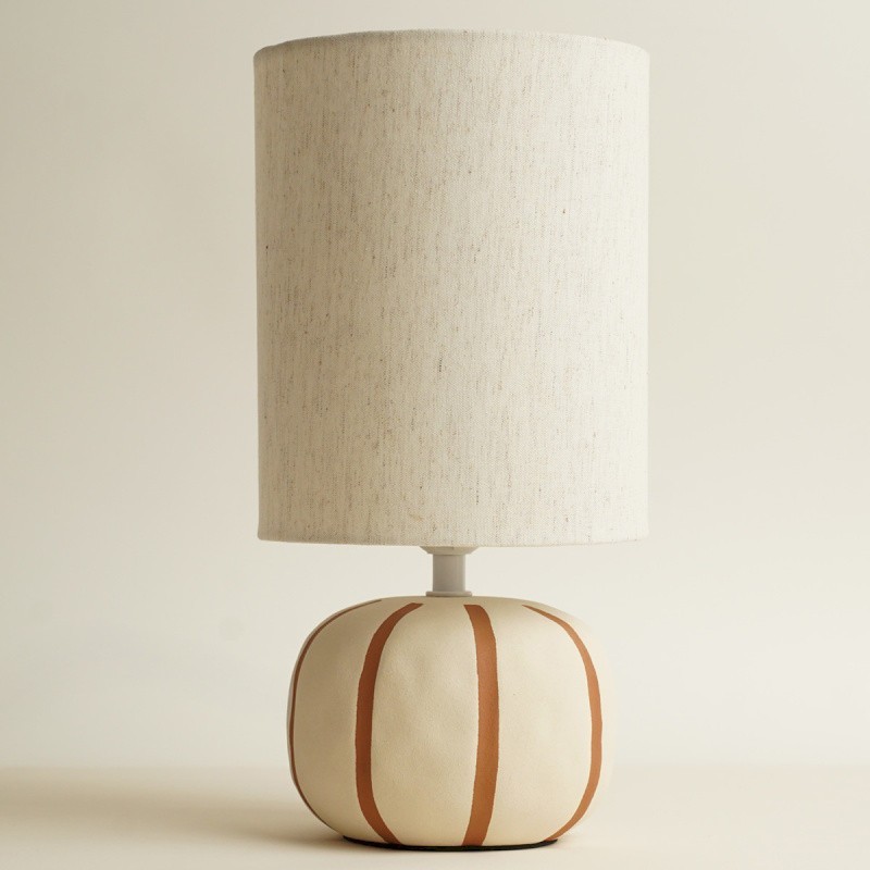 Lampe MALORY LIGNES ORANGES