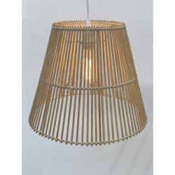Suspension bambou conique