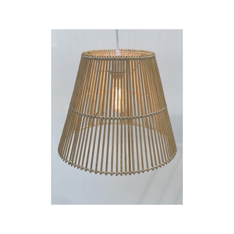 Suspension bambou conique