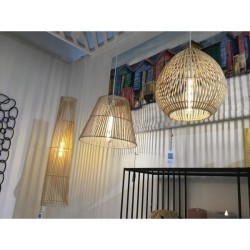 Suspension bambou conique