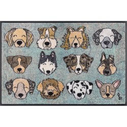 Tapis motifs chiens