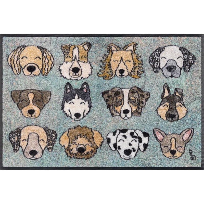 Tapis motifs chiens