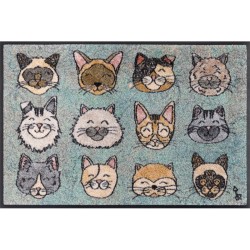 Tapis motifs chats